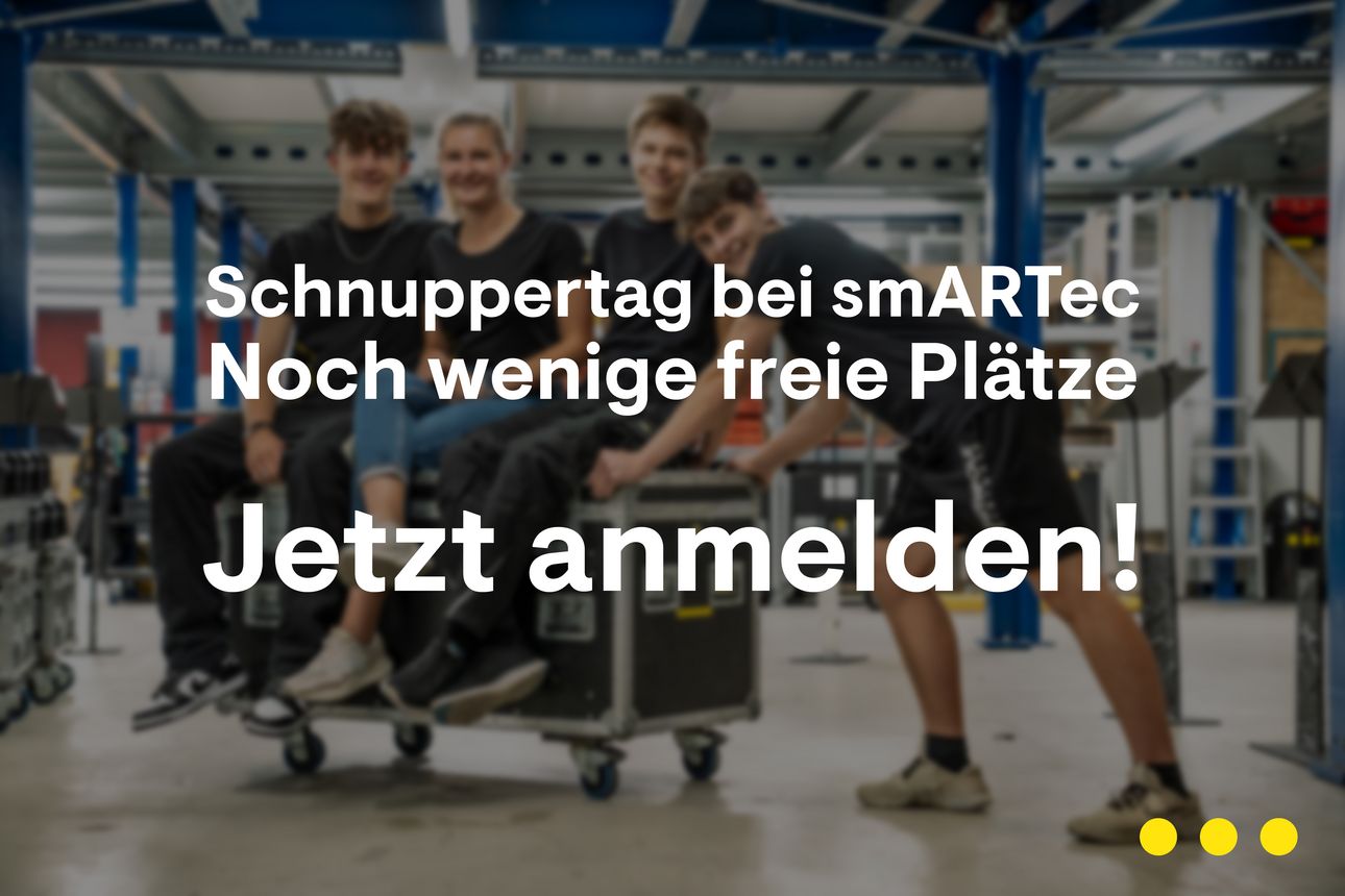 Flyer Schnuppertag bei smARTec